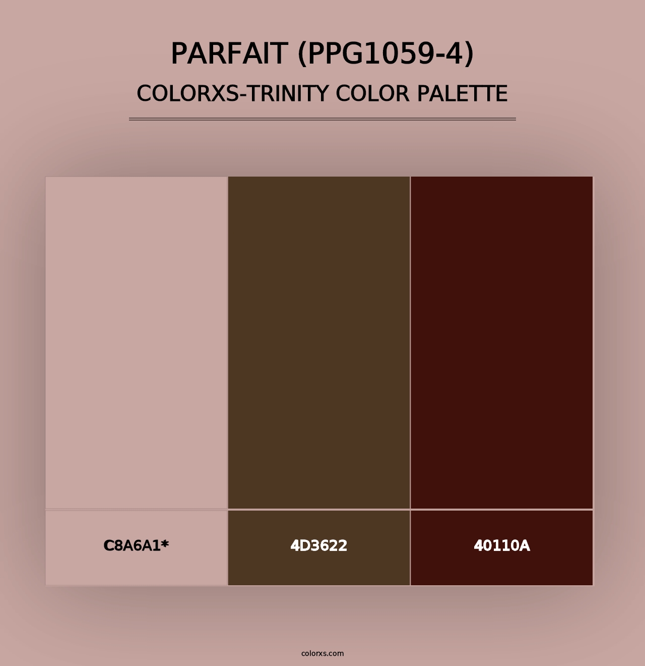 Parfait (PPG1059-4) - Colorxs Trinity Palette