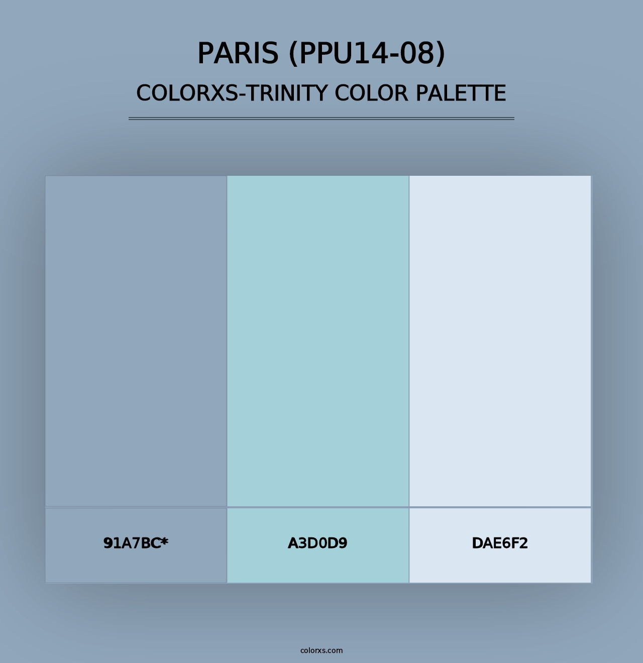 Paris (PPU14-08) - Colorxs Trinity Palette