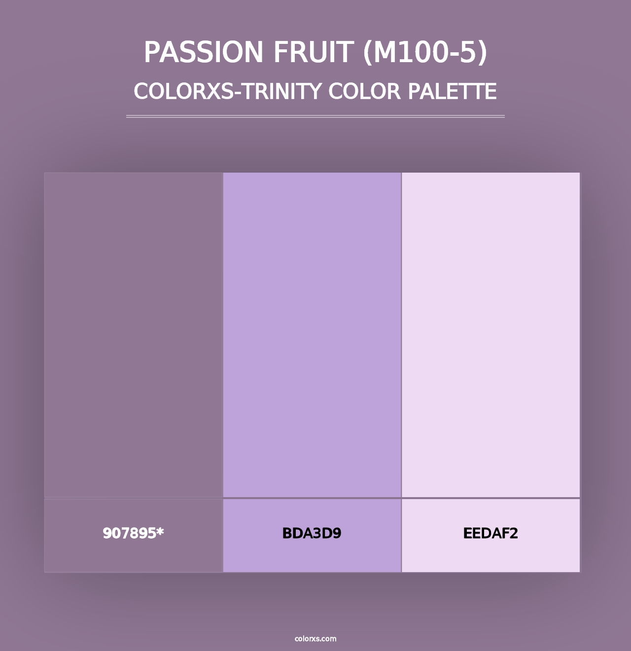 Passion Fruit (M100-5) - Colorxs Trinity Palette