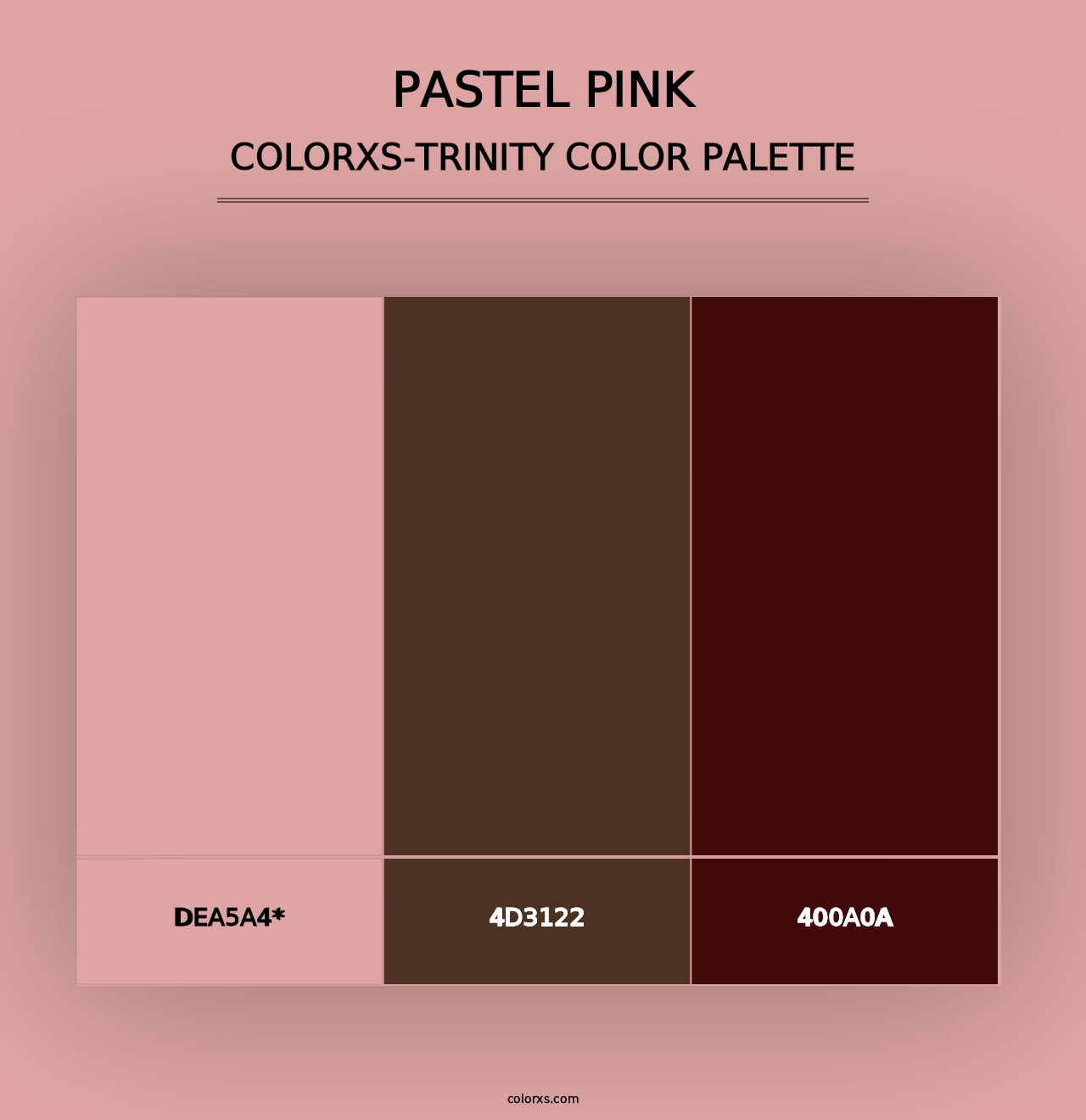 Pastel Pink - Colorxs Trinity Palette