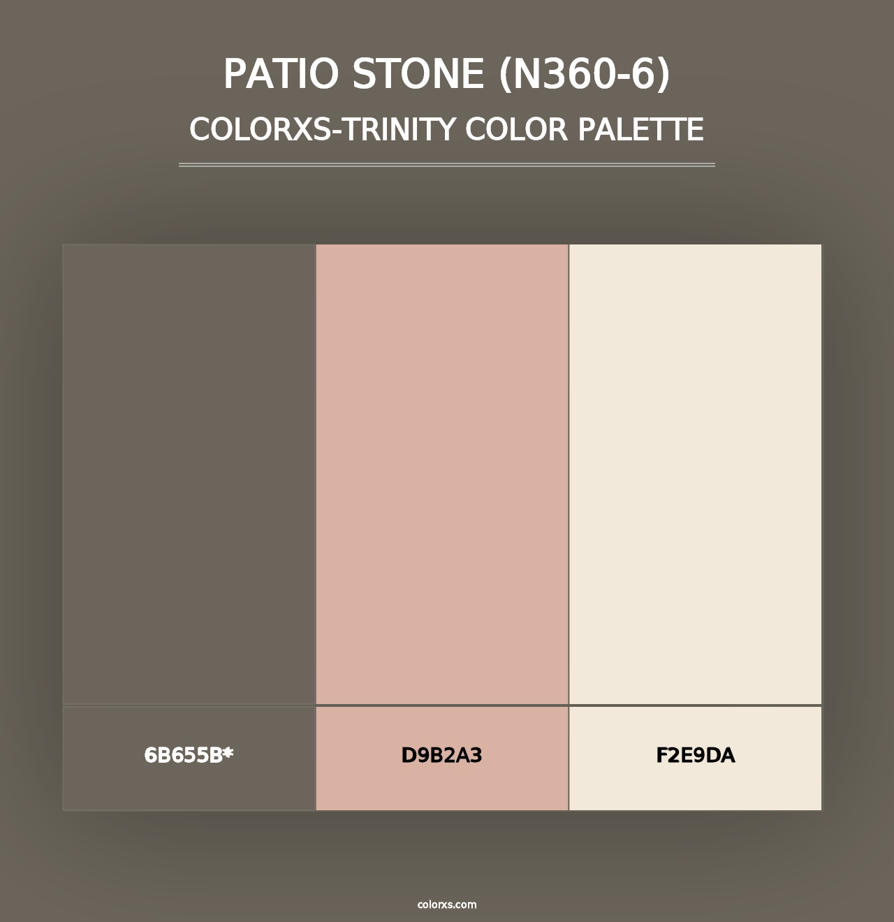 Patio Stone (N360-6) - Colorxs Trinity Palette