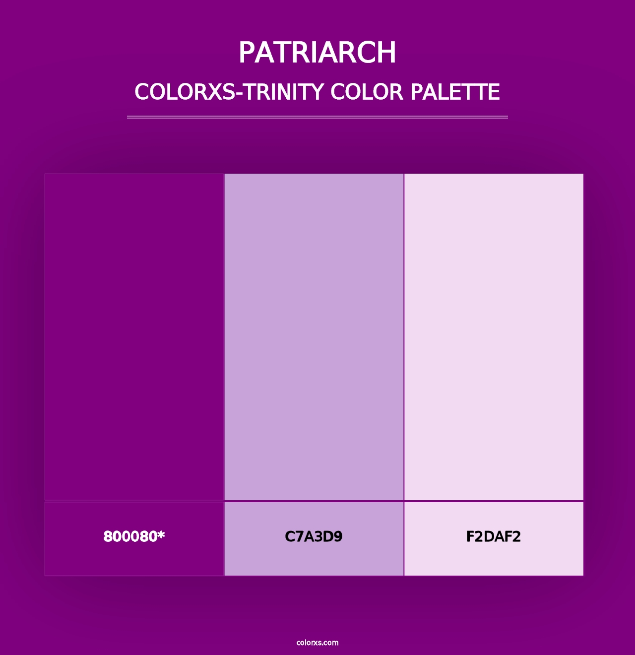 Patriarch - Colorxs Trinity Palette