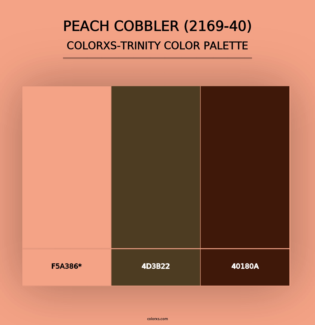 Peach Cobbler (2169-40) - Colorxs Trinity Palette