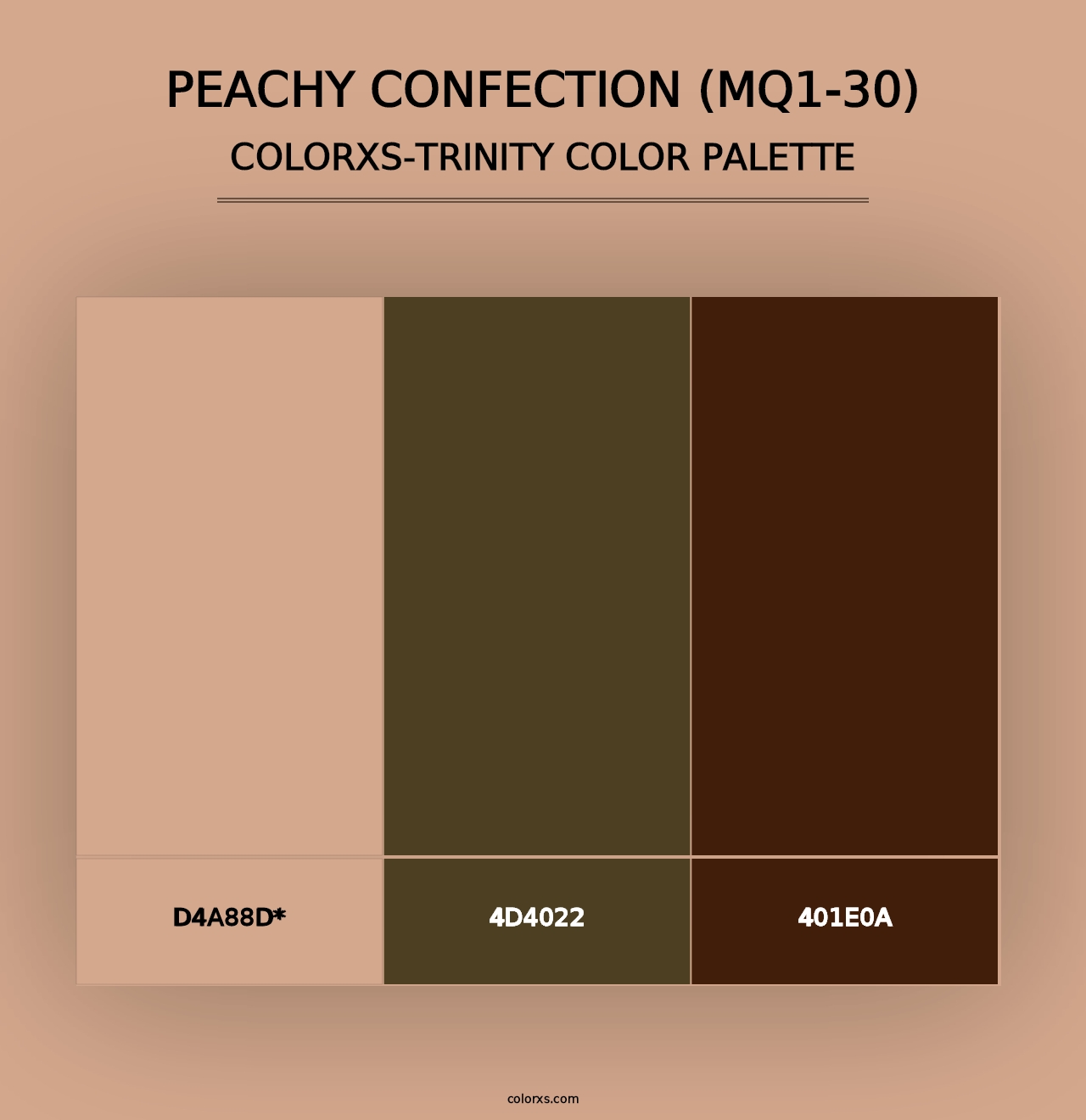 Peachy Confection (MQ1-30) - Colorxs Trinity Palette