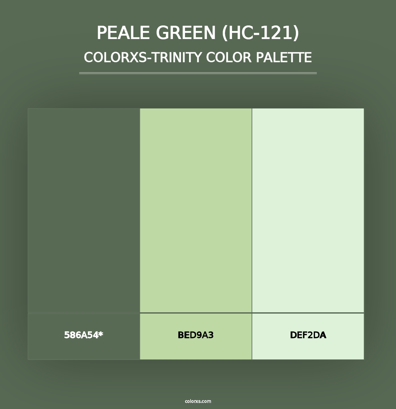 Peale Green (HC-121) - Colorxs Trinity Palette