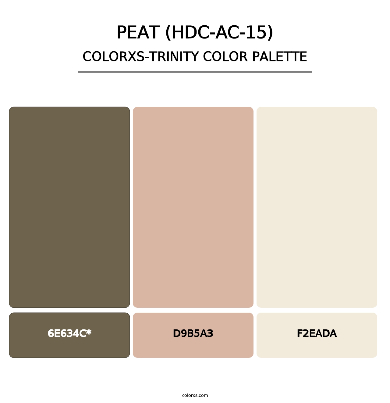 Peat (HDC-AC-15) - Colorxs Trinity Palette