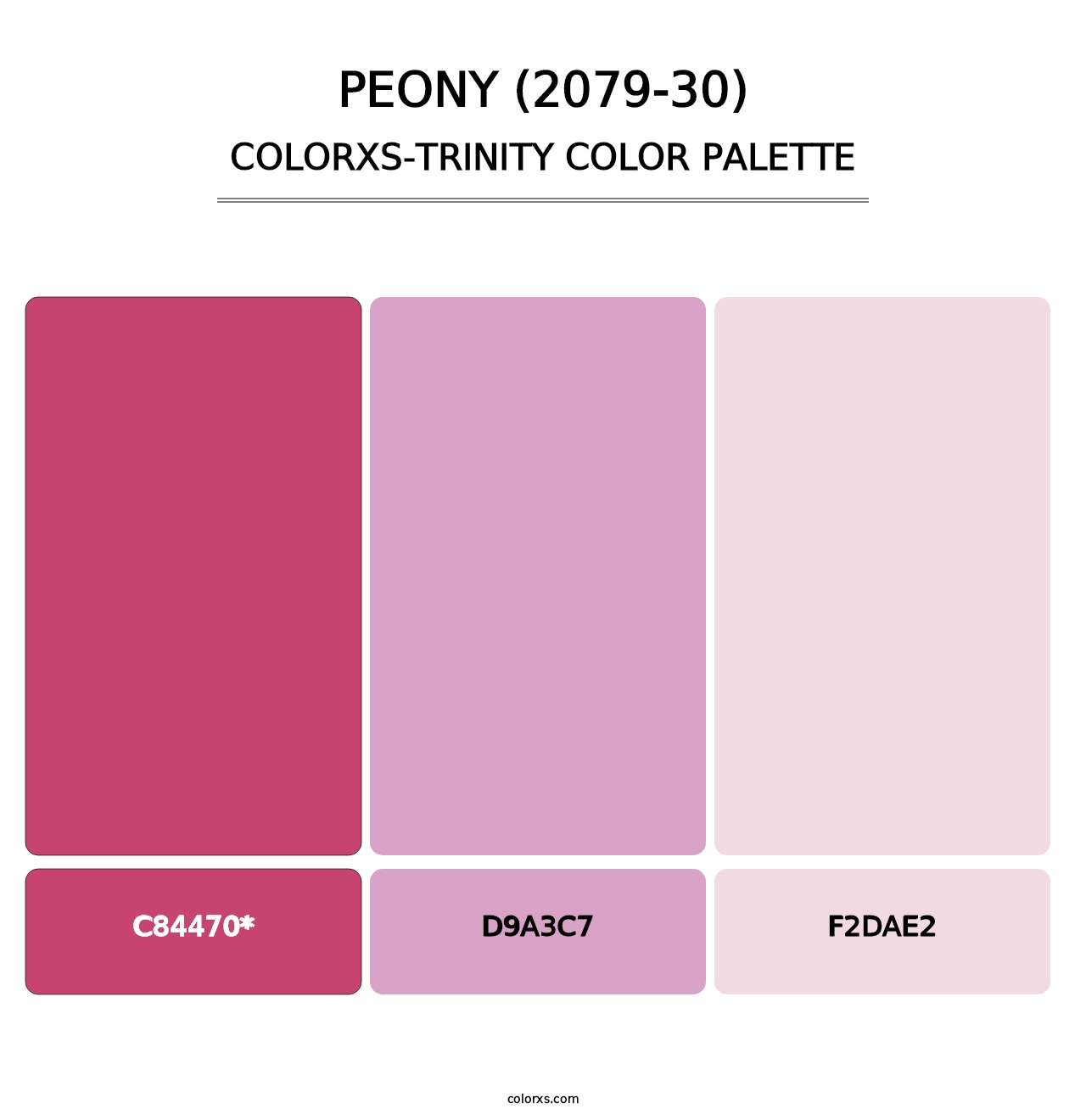 Peony (2079-30) - Colorxs Trinity Palette