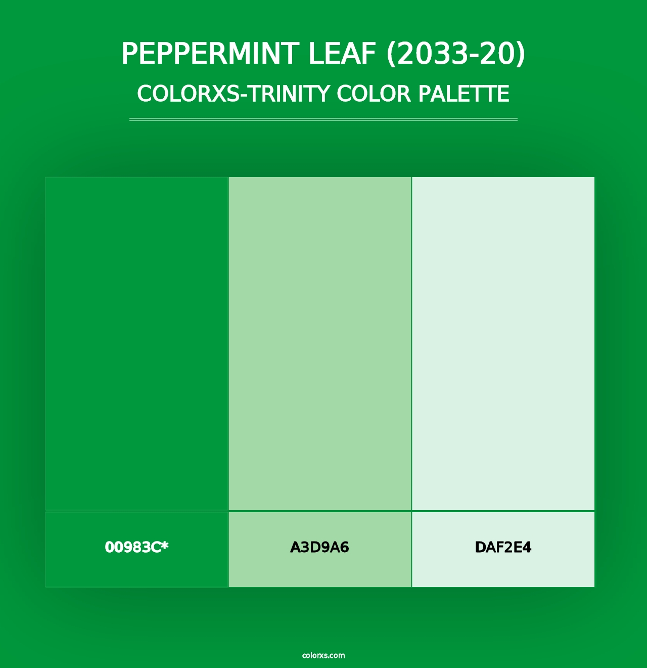 Peppermint Leaf (2033-20) - Colorxs Trinity Palette