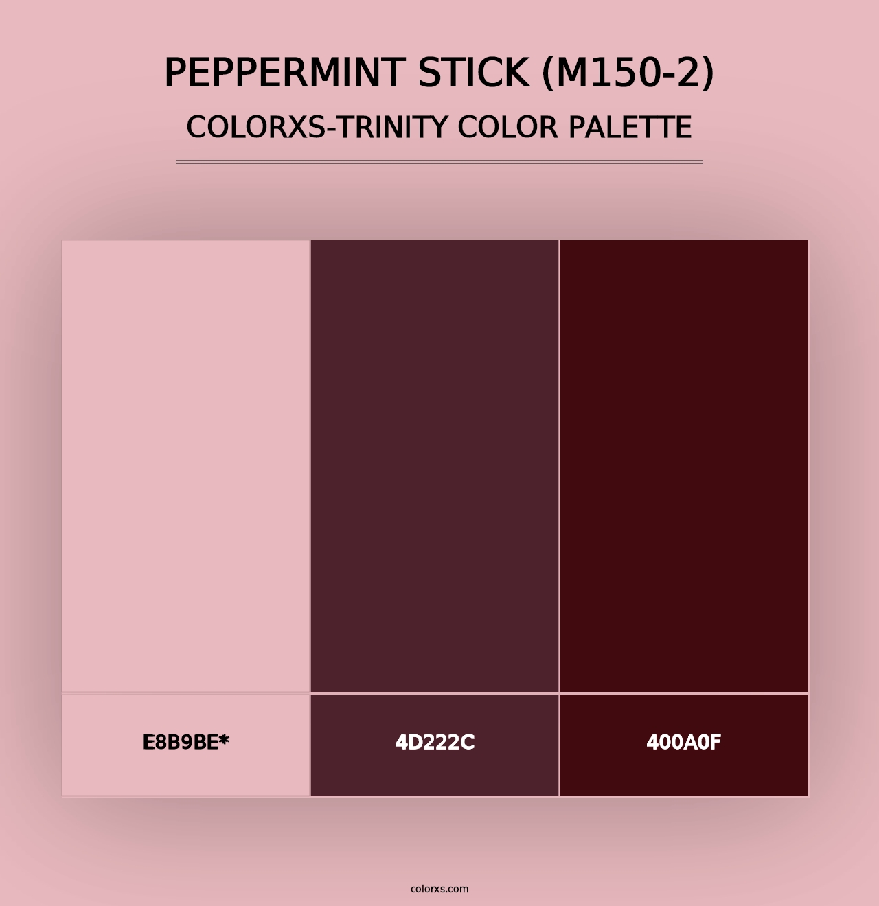 Peppermint Stick (M150-2) - Colorxs Trinity Palette