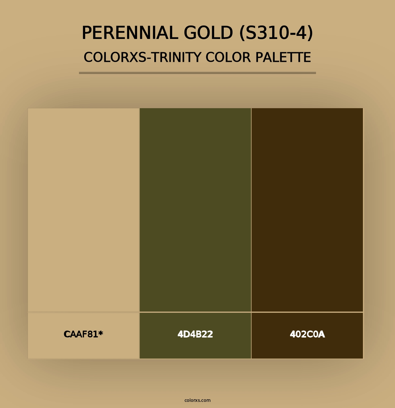 Perennial Gold (S310-4) - Colorxs Trinity Palette