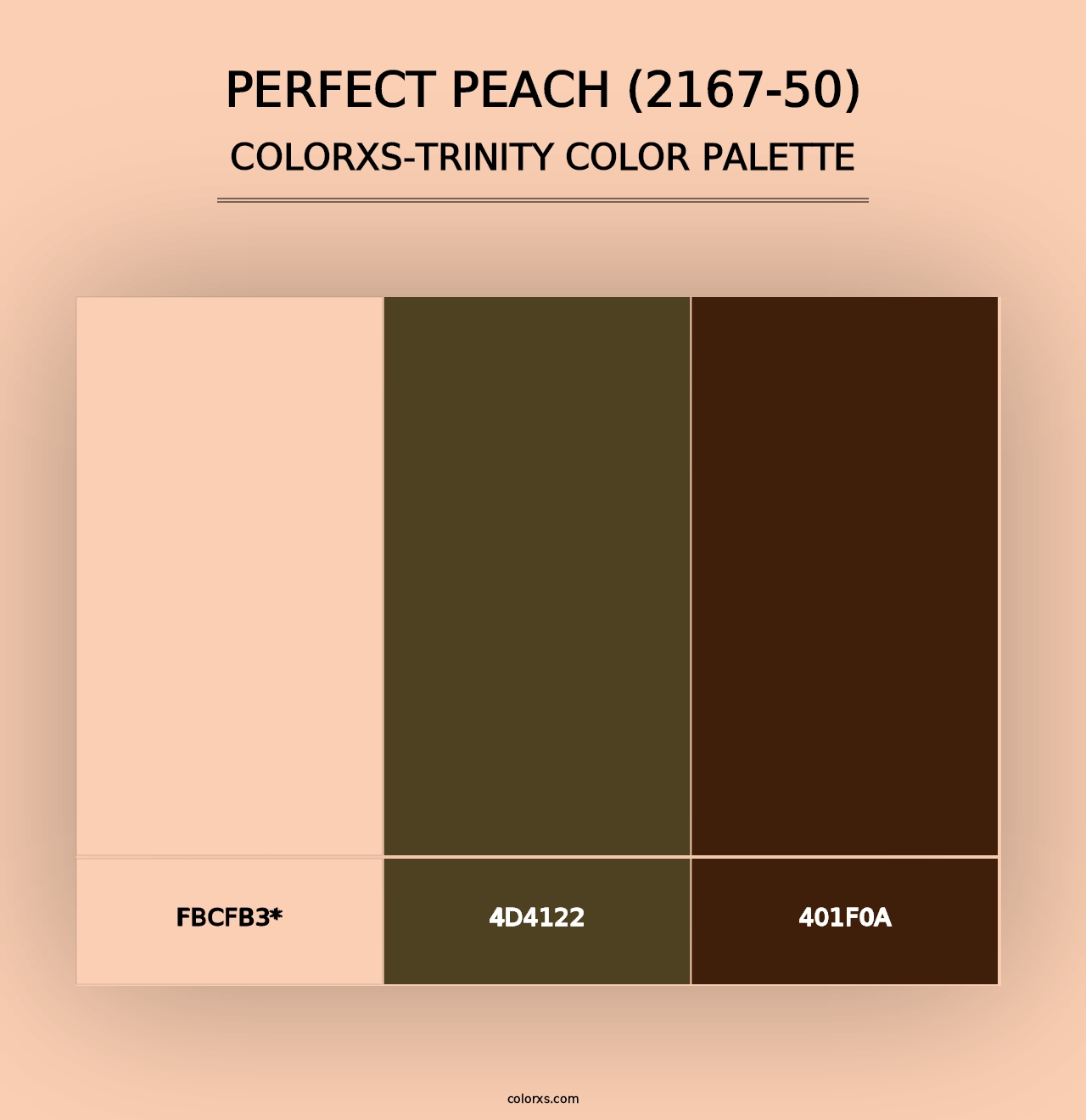 Perfect Peach (2167-50) - Colorxs Trinity Palette