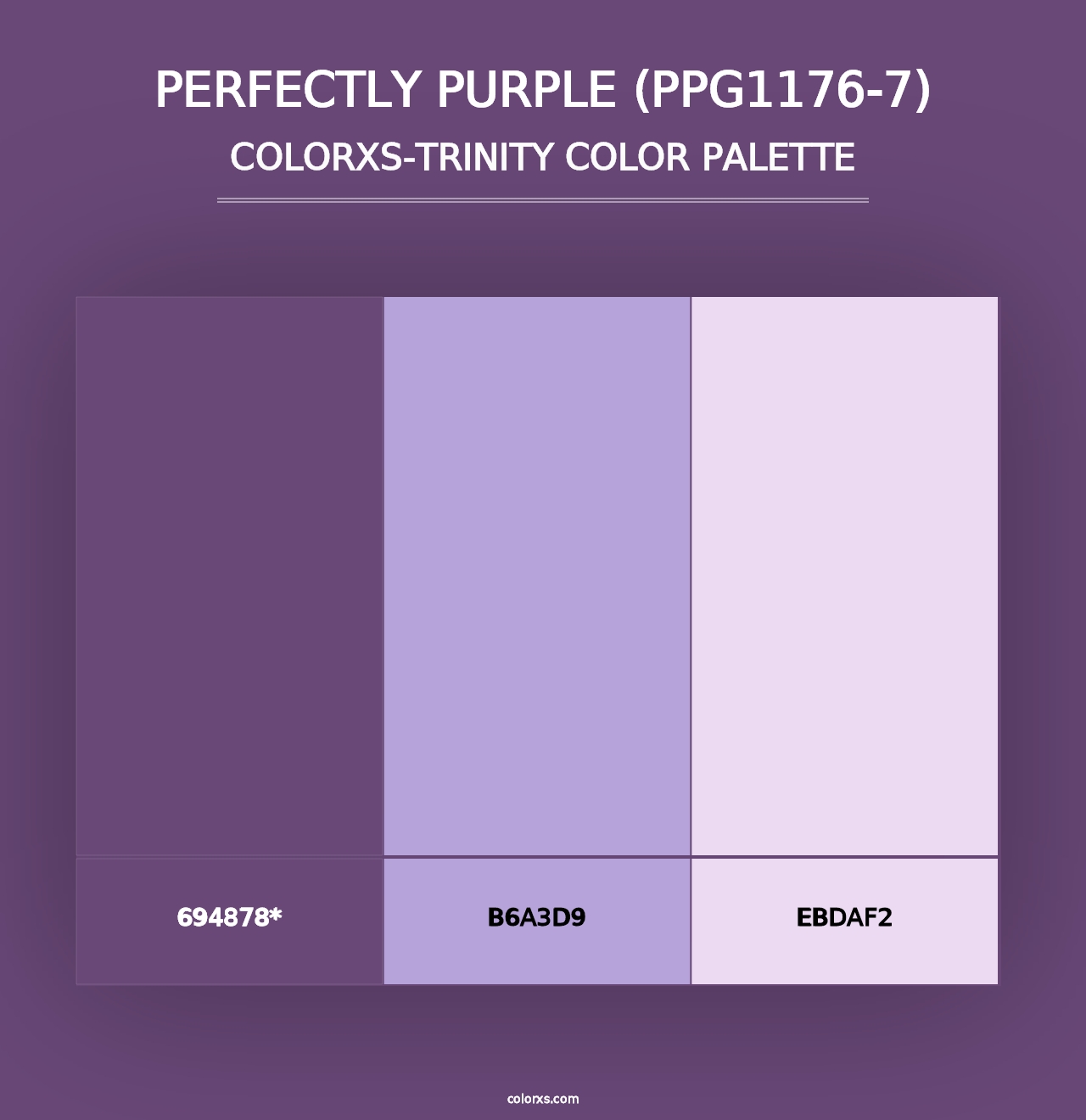 Perfectly Purple (PPG1176-7) - Colorxs Trinity Palette