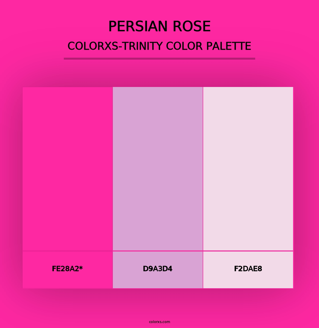 Persian Rose - Colorxs Trinity Palette