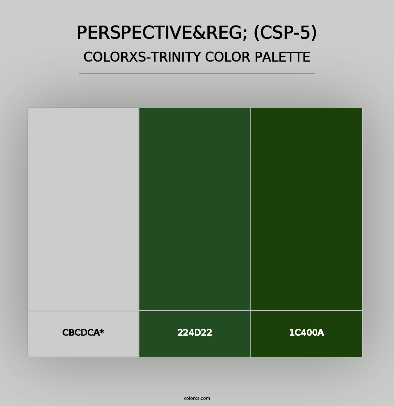 Perspective&reg; (CSP-5) - Colorxs Trinity Palette