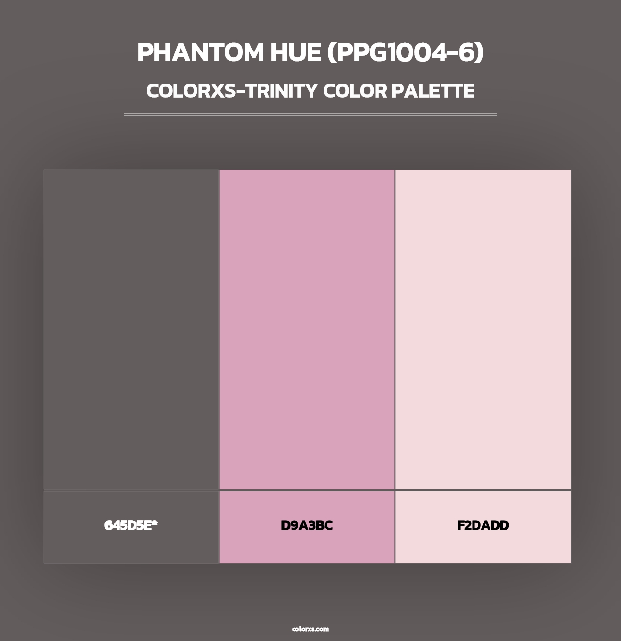 Phantom Hue (PPG1004-6) - Colorxs Trinity Palette