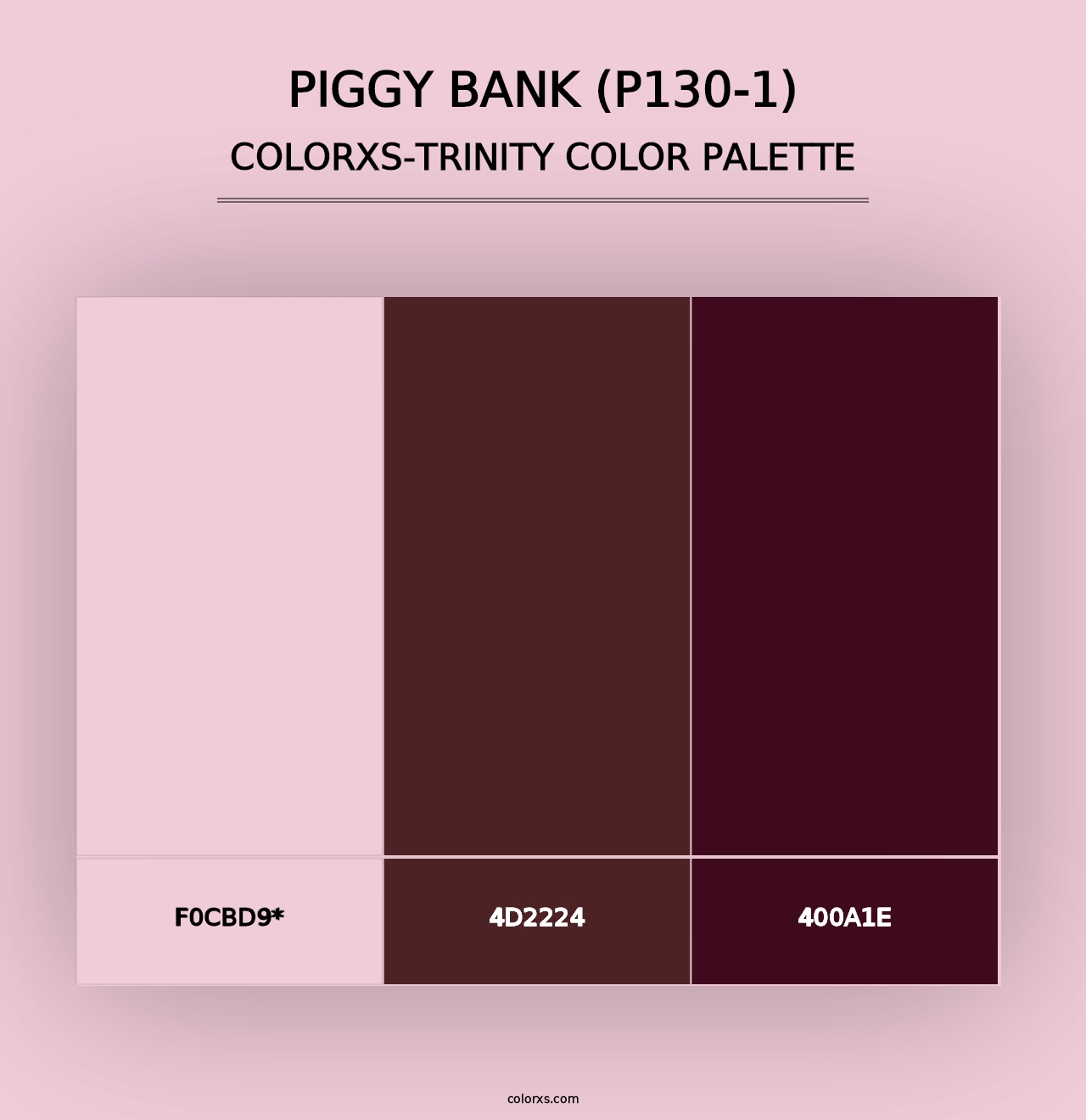 Piggy Bank (P130-1) - Colorxs Trinity Palette