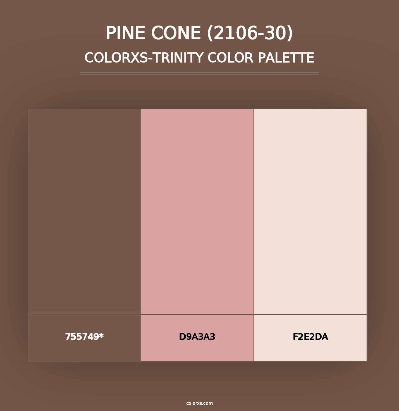 Pine Cone (2106-30) - Colorxs Trinity Palette