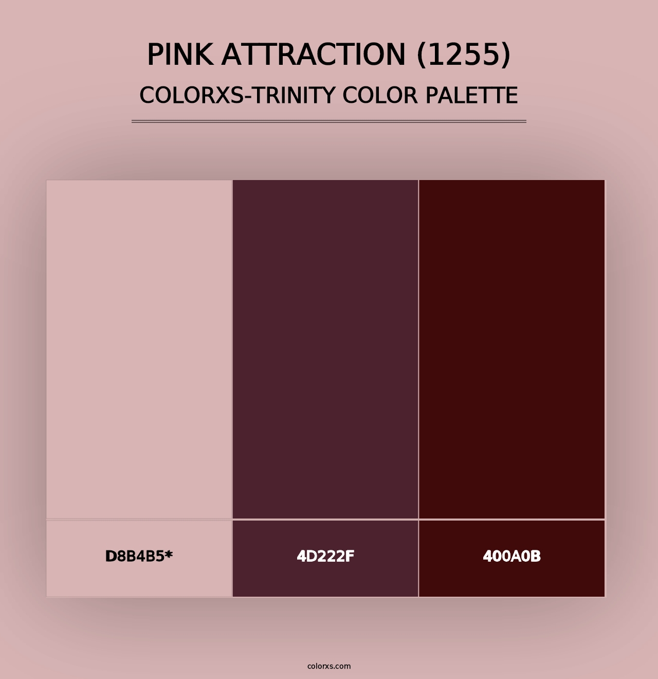 Pink Attraction (1255) - Colorxs Trinity Palette