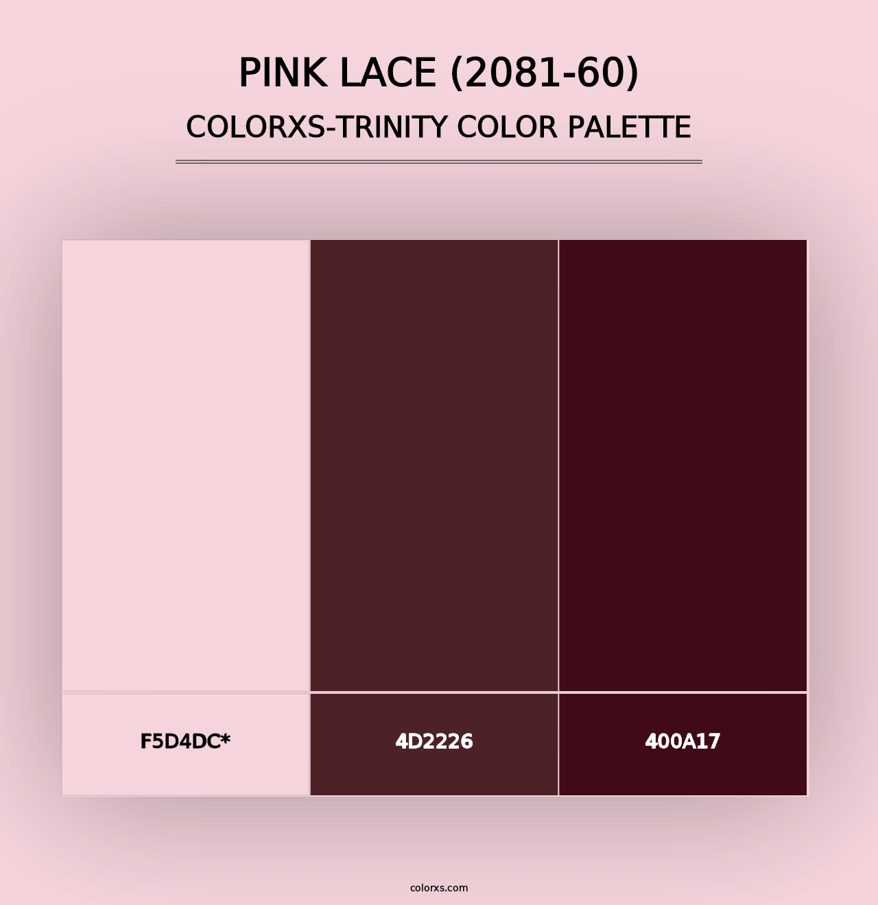 Pink Lace (2081-60) - Colorxs Trinity Palette