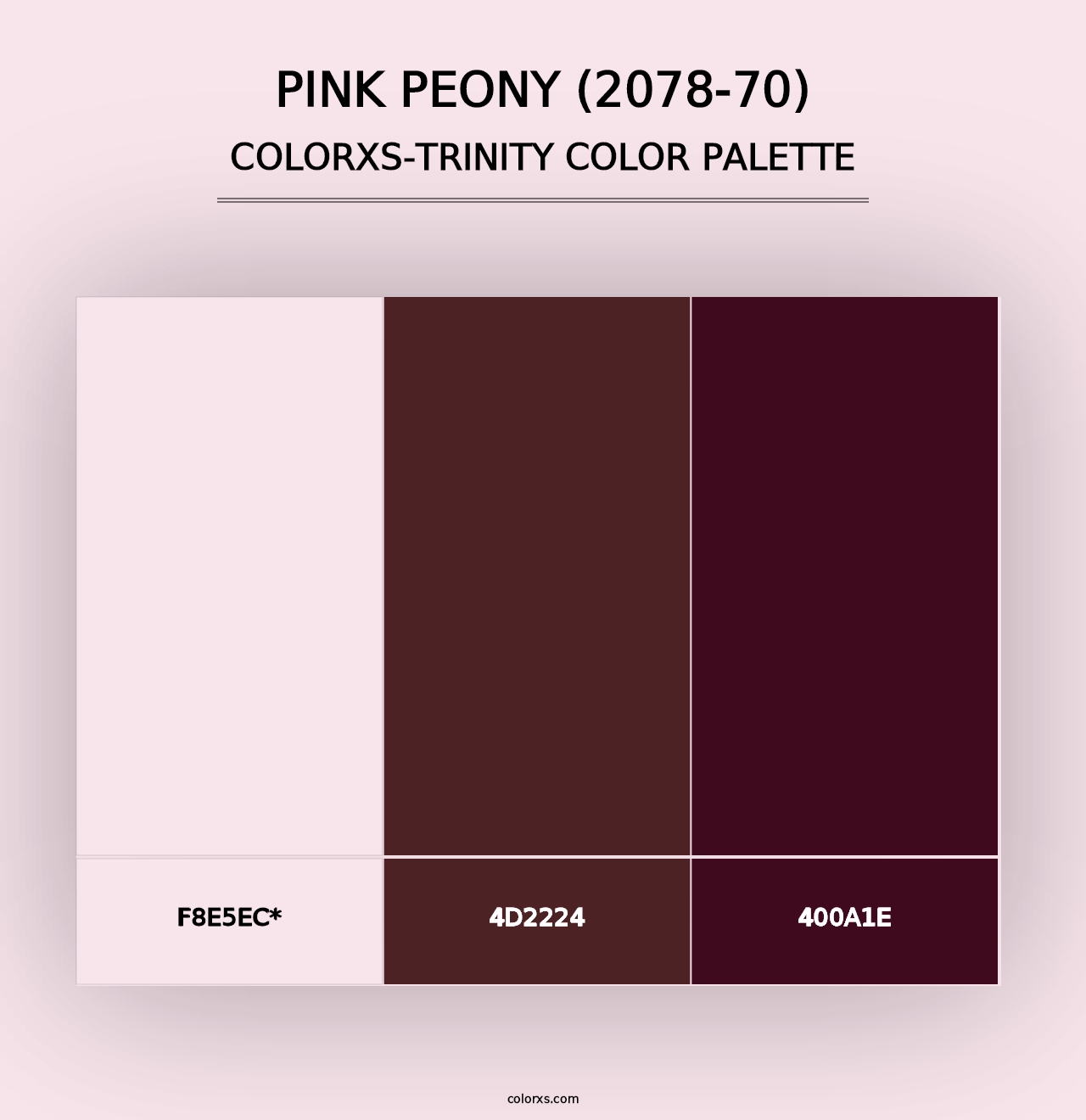 Pink Peony (2078-70) - Colorxs Trinity Palette