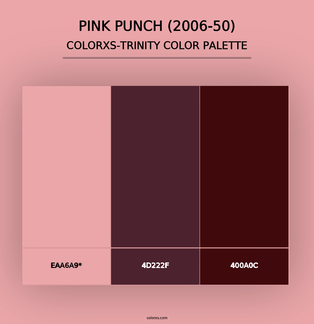 Pink Punch (2006-50) - Colorxs Trinity Palette