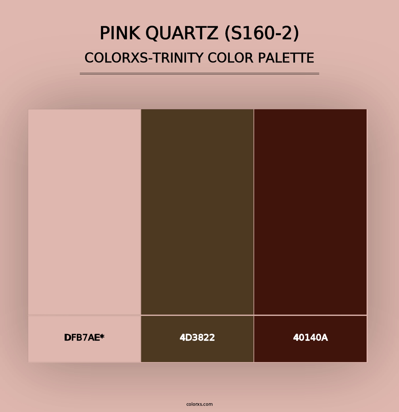 Pink Quartz (S160-2) - Colorxs Trinity Palette