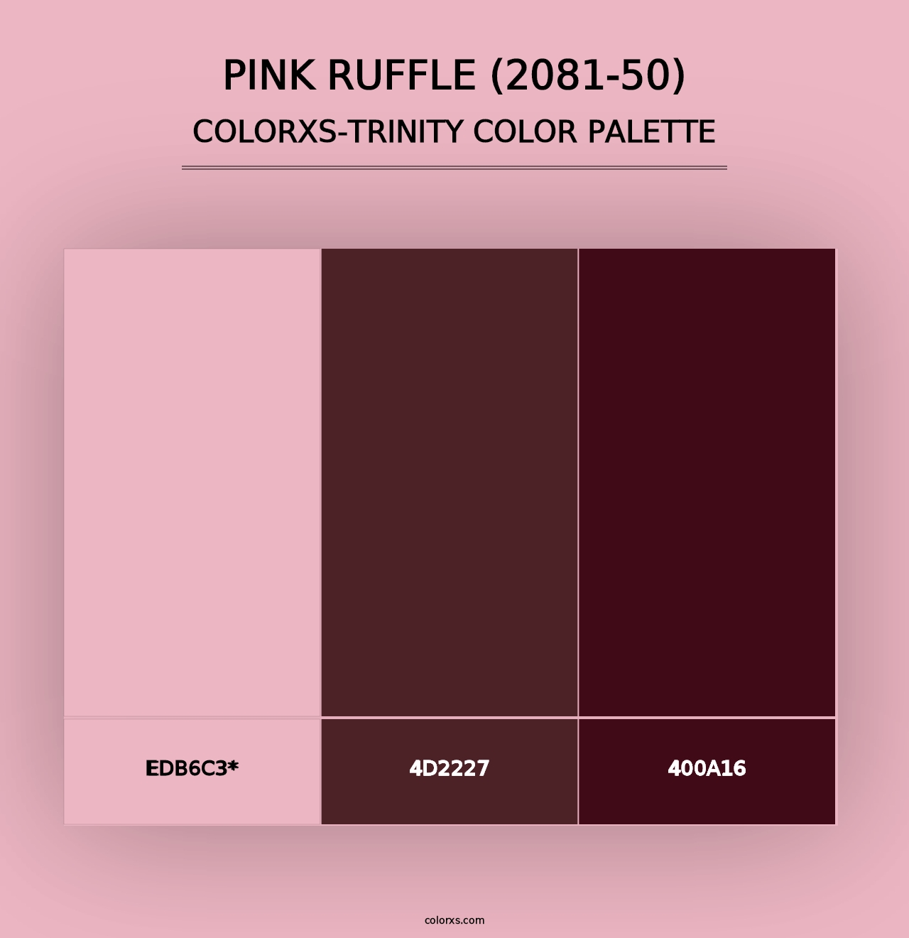 Pink Ruffle (2081-50) - Colorxs Trinity Palette