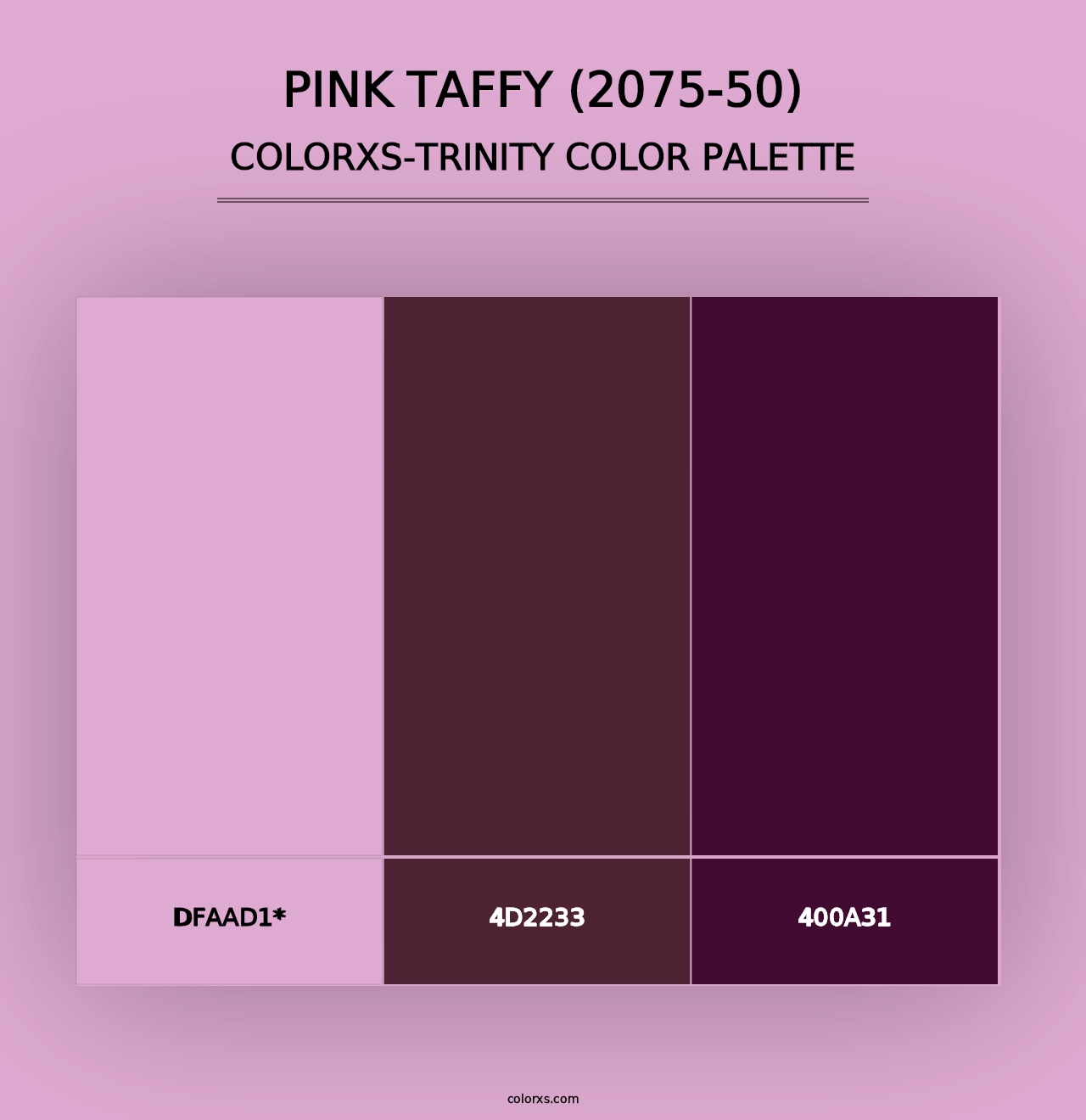 Pink Taffy (2075-50) - Colorxs Trinity Palette