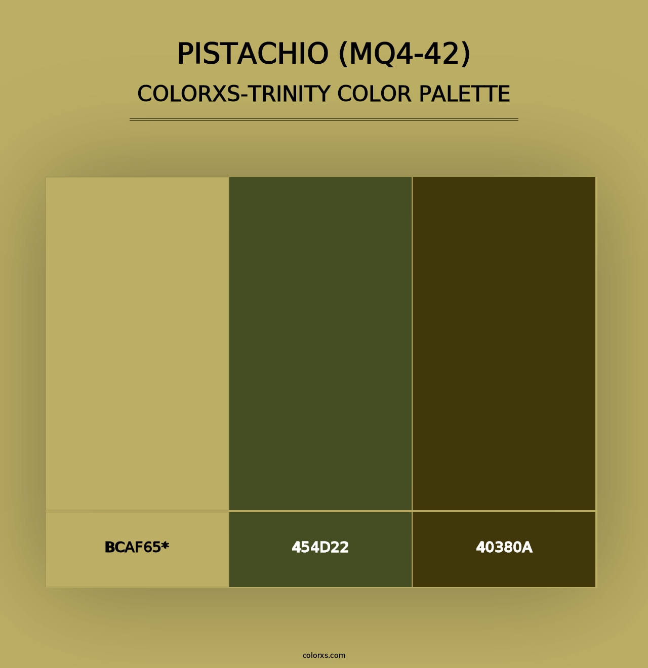 Pistachio (MQ4-42) - Colorxs Trinity Palette