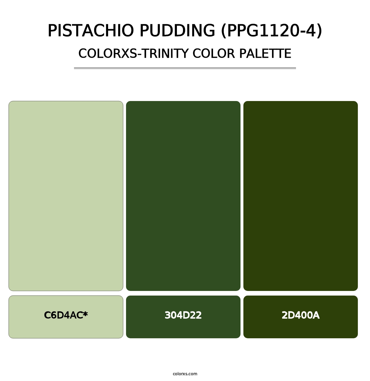 Pistachio Pudding (PPG1120-4) - Colorxs Trinity Palette