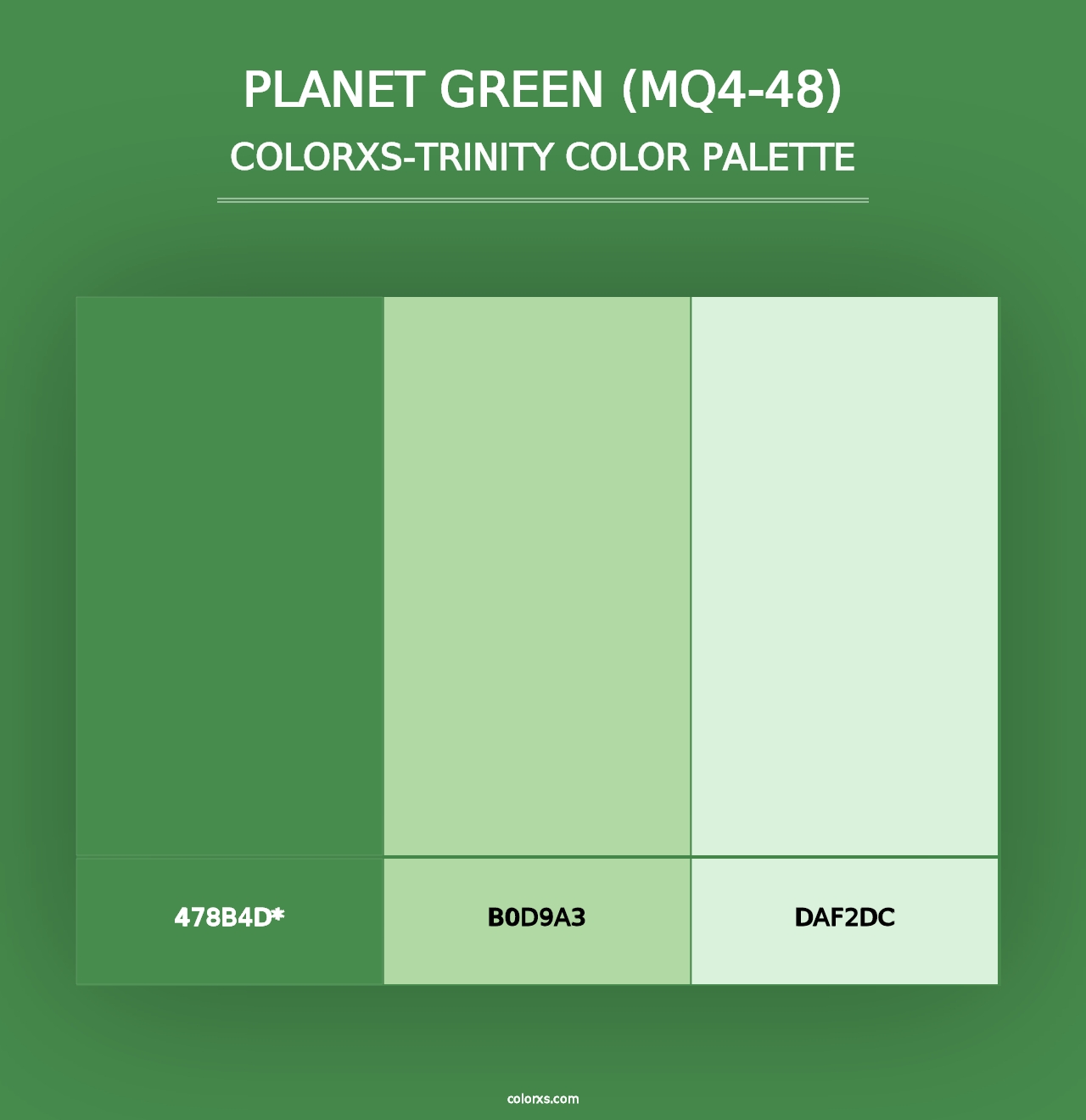 Planet Green (MQ4-48) - Colorxs Trinity Palette