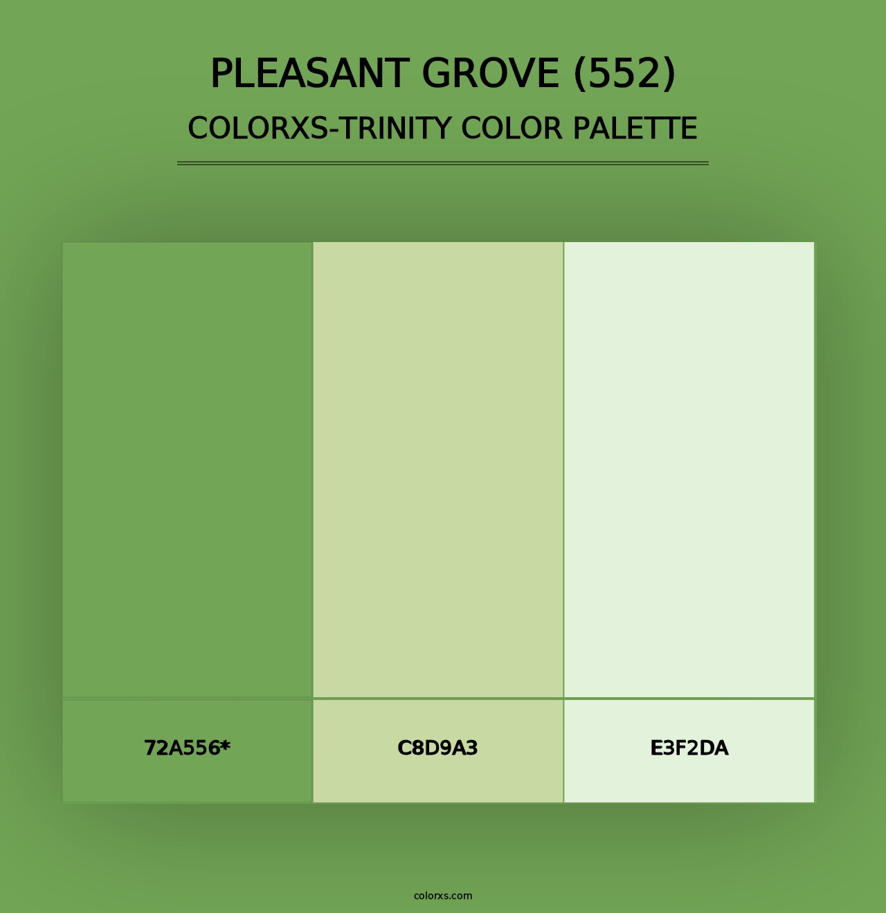 Pleasant Grove (552) - Colorxs Trinity Palette