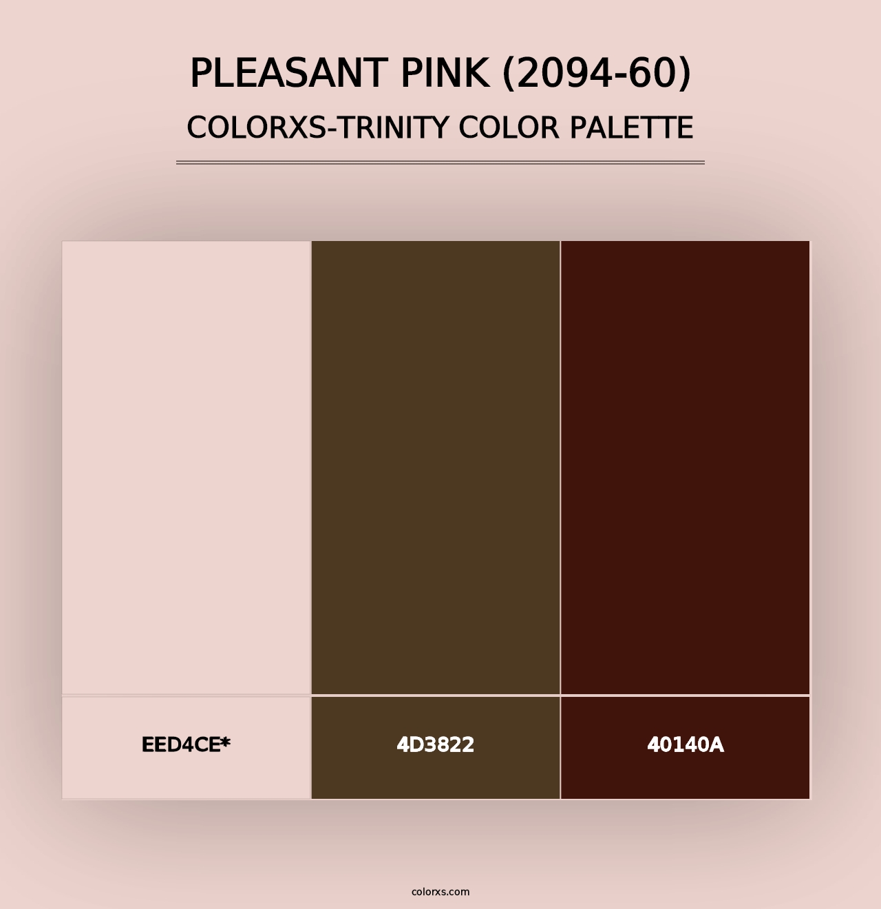 Pleasant Pink (2094-60) - Colorxs Trinity Palette