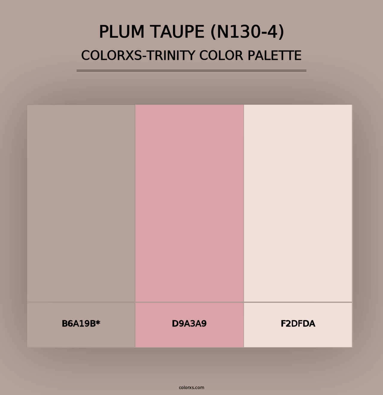 Plum Taupe (N130-4) - Colorxs Trinity Palette