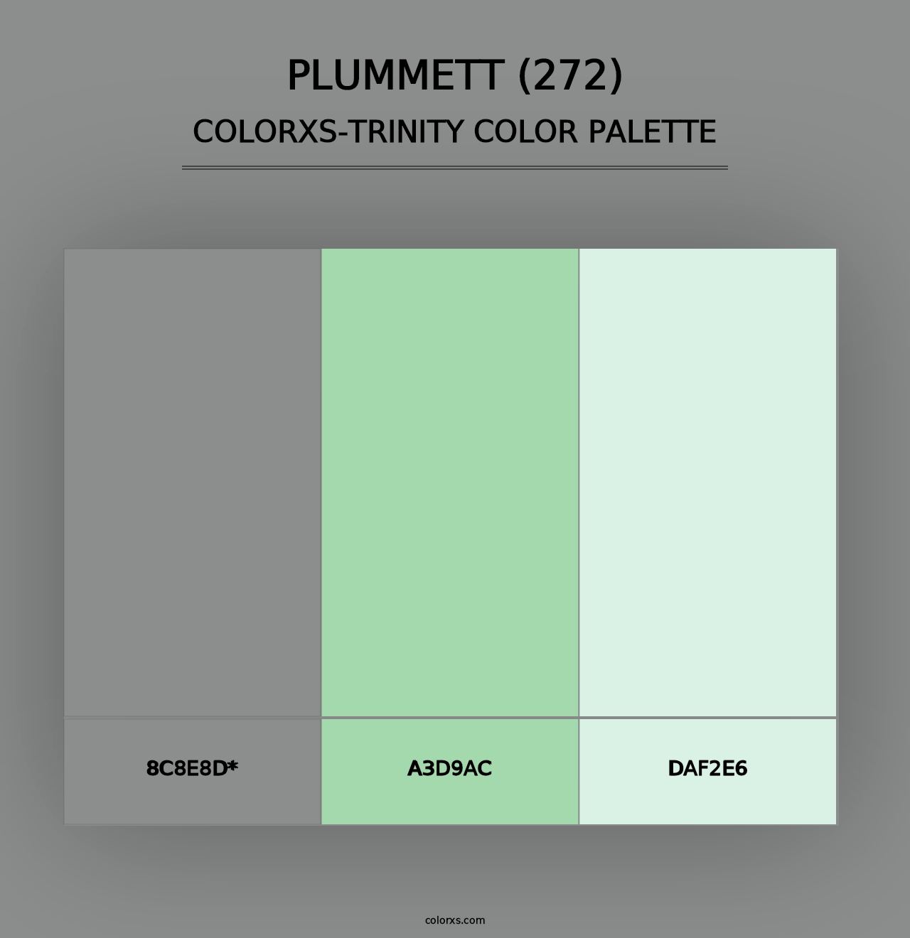 Plummett (272) - Colorxs Trinity Palette