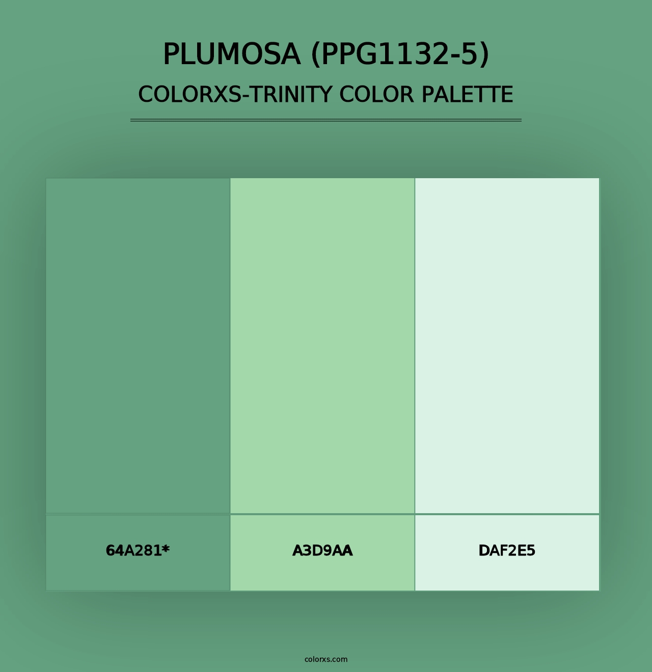 Plumosa (PPG1132-5) - Colorxs Trinity Palette