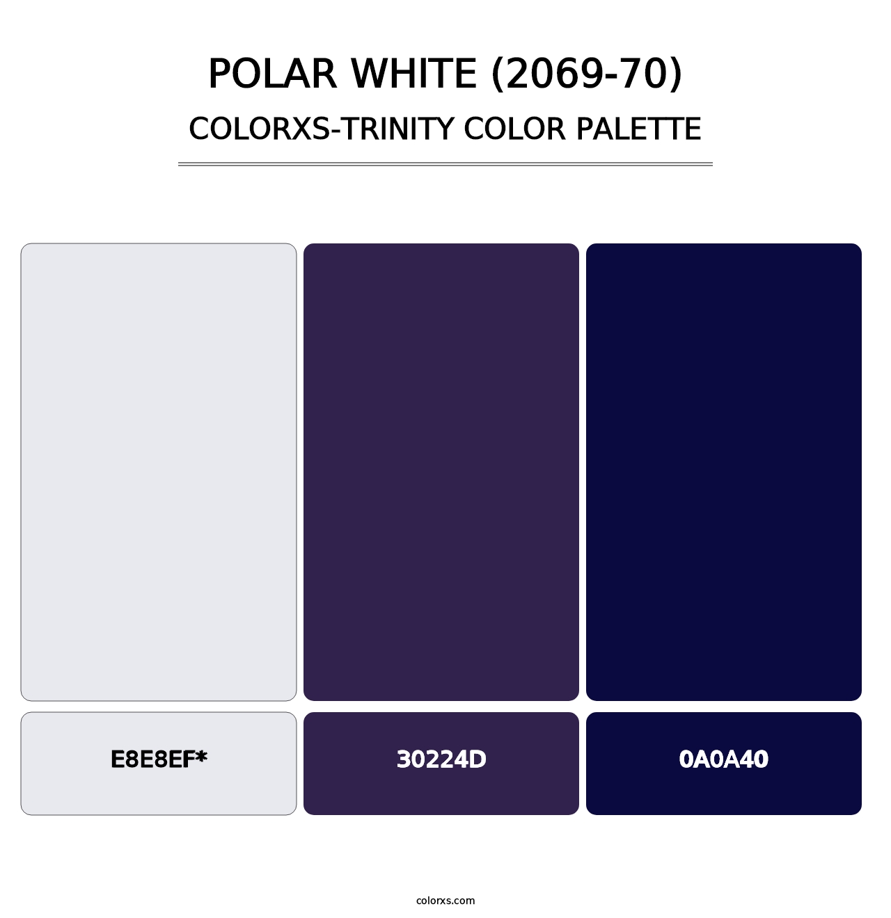 Polar White (2069-70) - Colorxs Trinity Palette