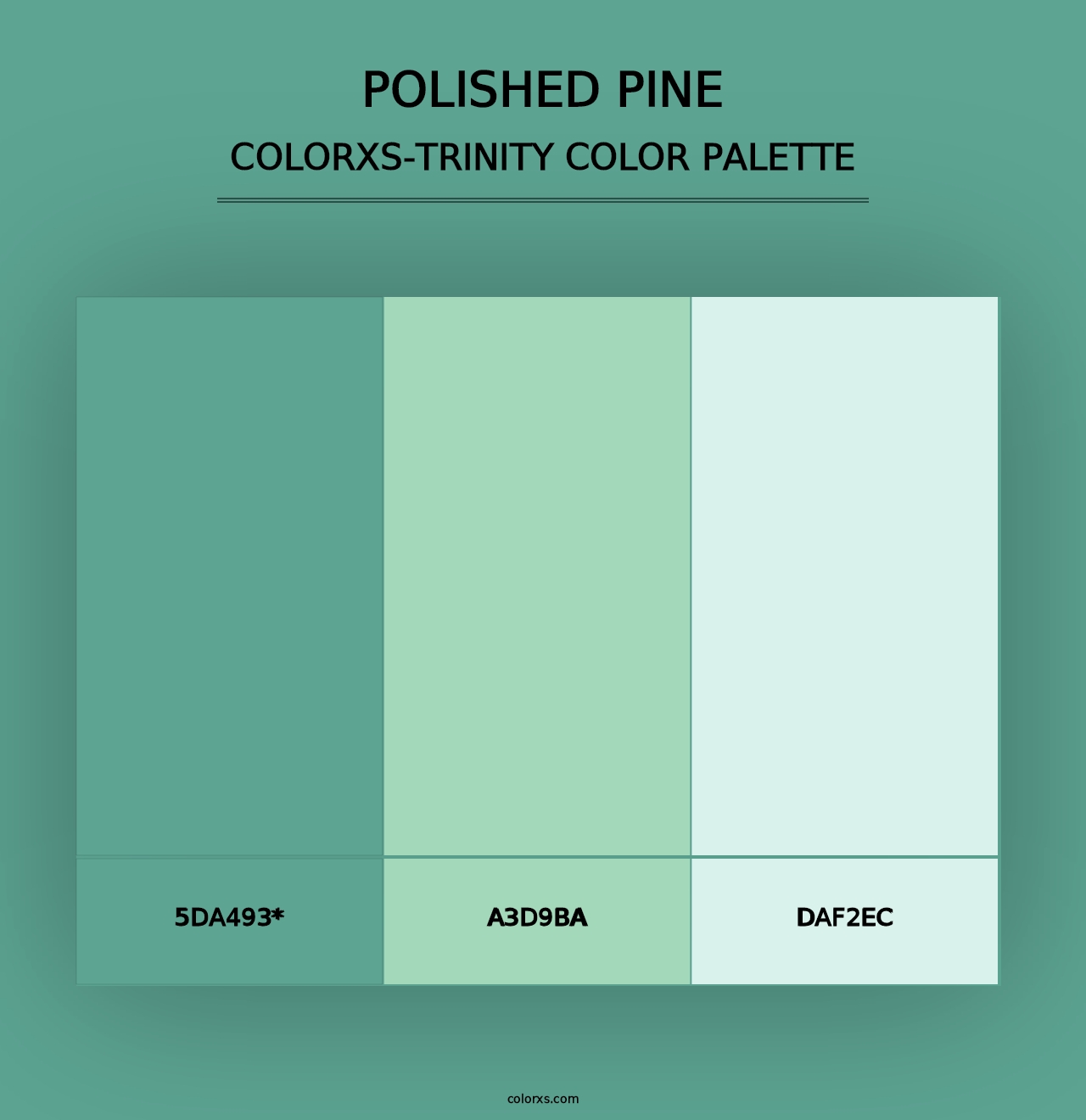 Polished Pine - Colorxs Trinity Palette