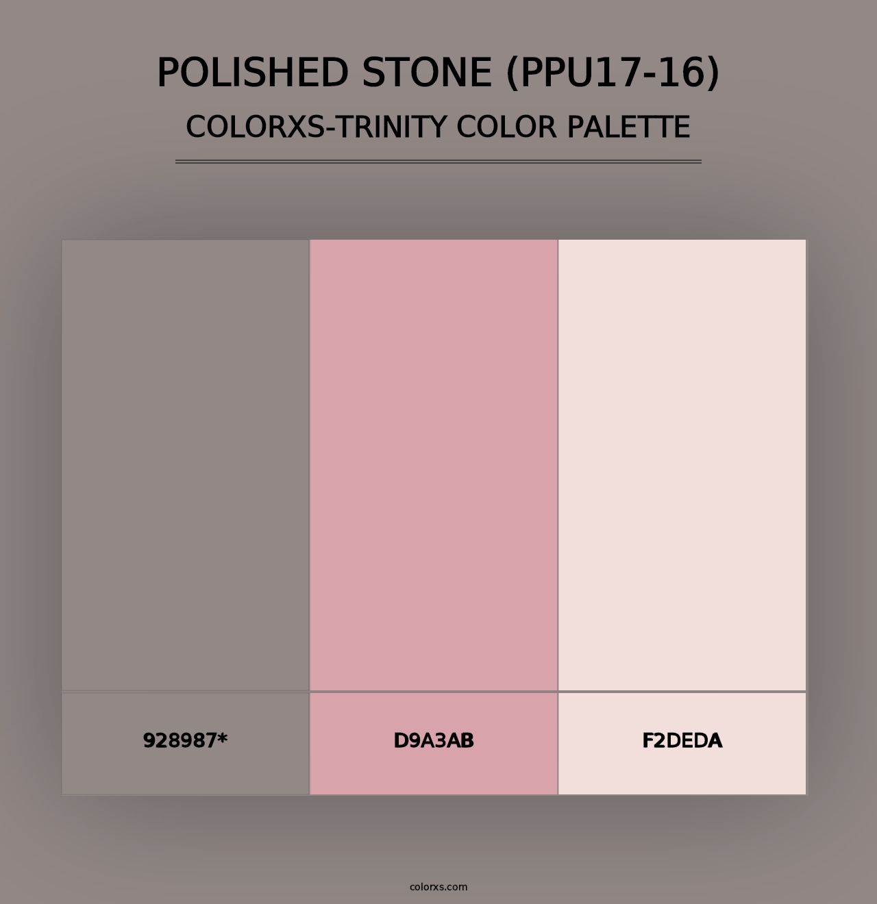 Polished Stone (PPU17-16) - Colorxs Trinity Palette