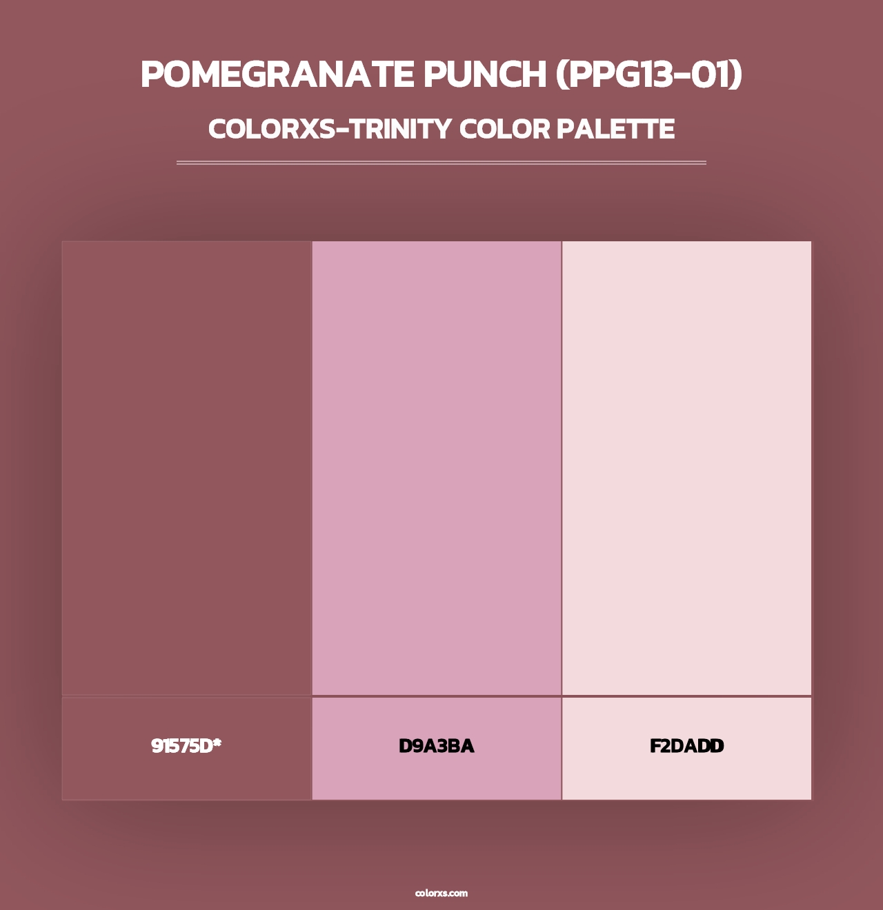 Pomegranate Punch (PPG13-01) - Colorxs Trinity Palette