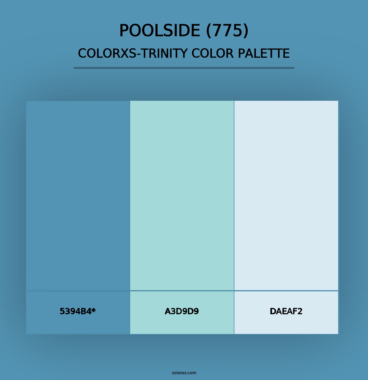 Poolside (775) - Colorxs Trinity Palette