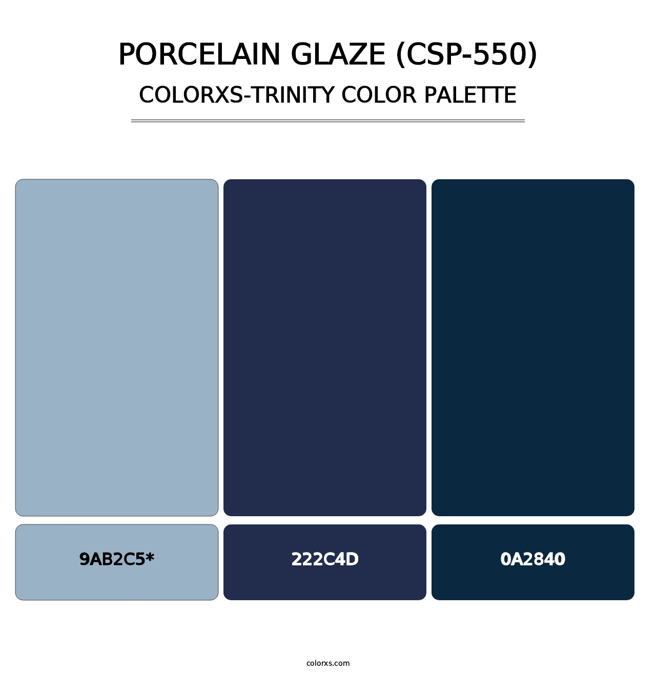 Porcelain Glaze (CSP-550) - Colorxs Trinity Palette