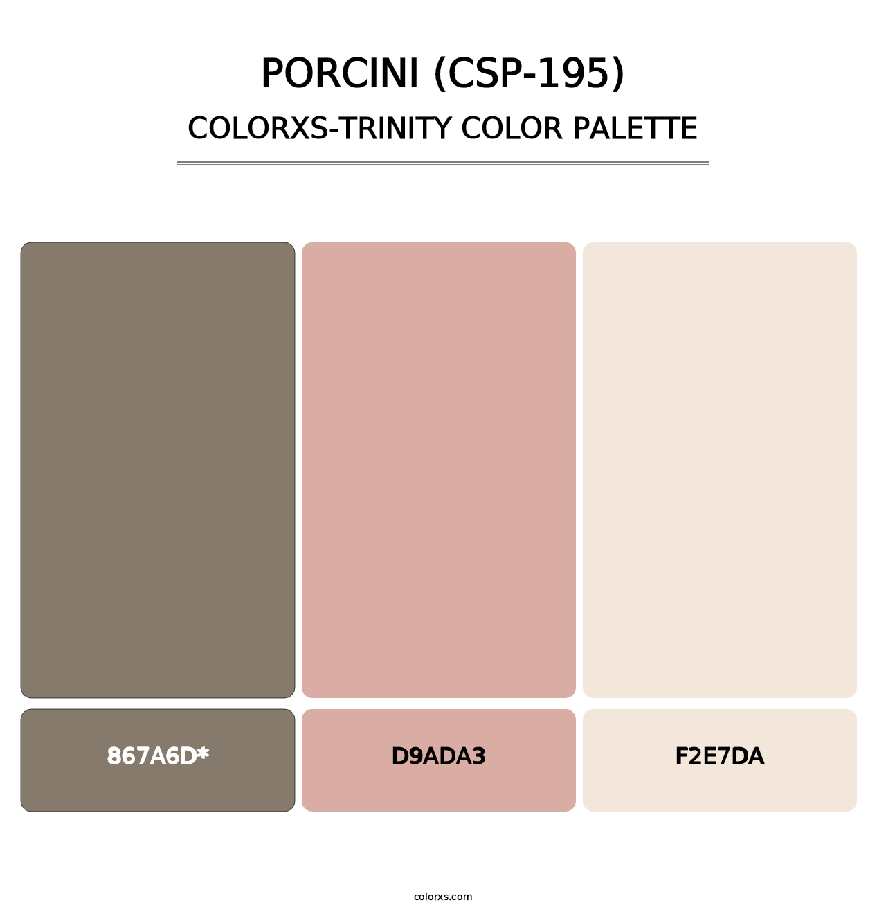 Porcini (CSP-195) - Colorxs Trinity Palette