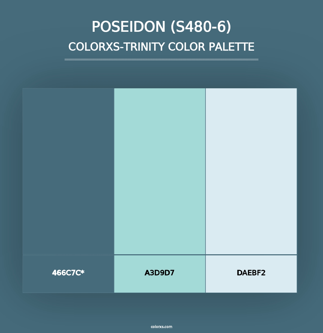 Poseidon (S480-6) - Colorxs Trinity Palette