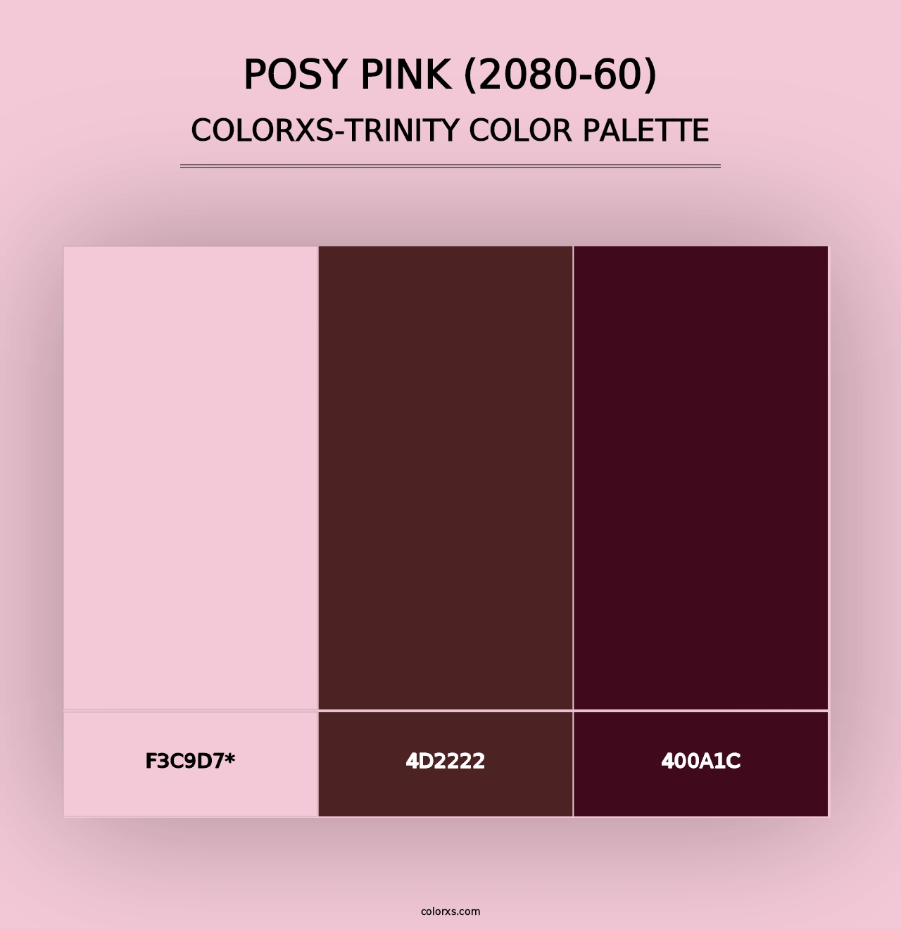 Posy Pink (2080-60) - Colorxs Trinity Palette