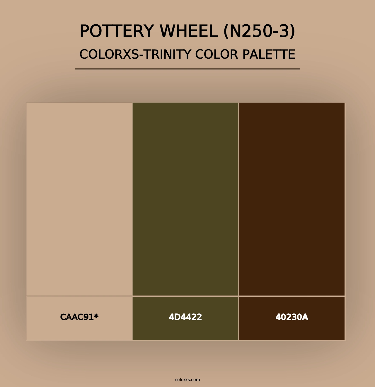 Pottery Wheel (N250-3) - Colorxs Trinity Palette