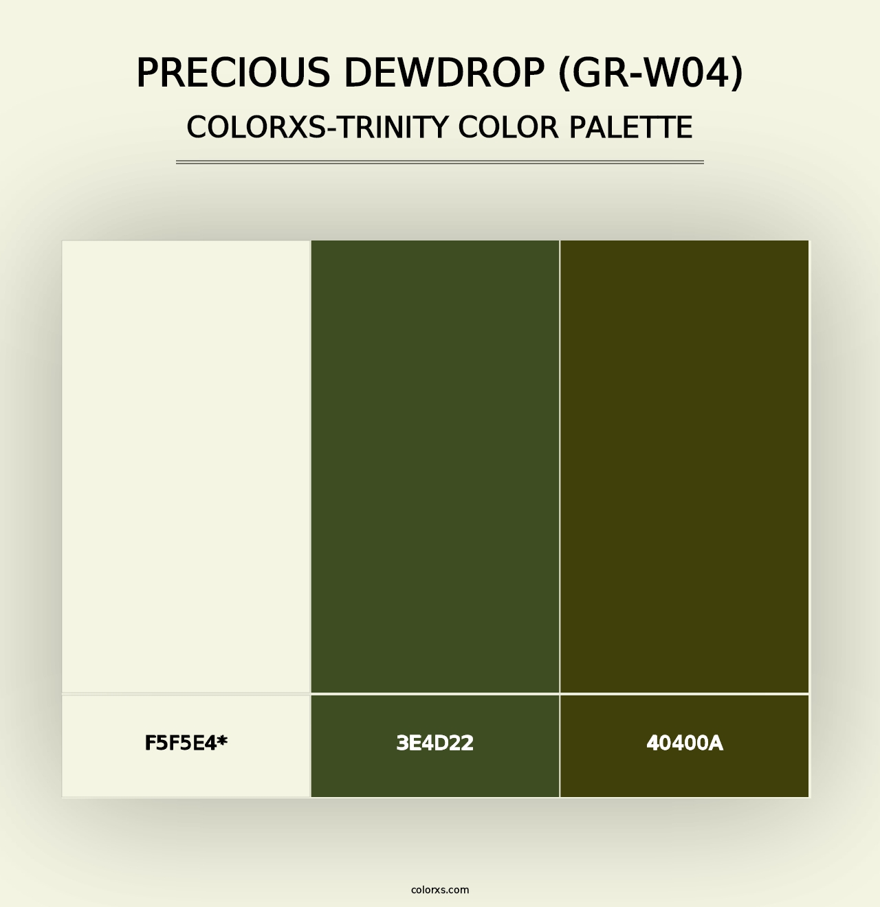 Precious Dewdrop (GR-W04) - Colorxs Trinity Palette