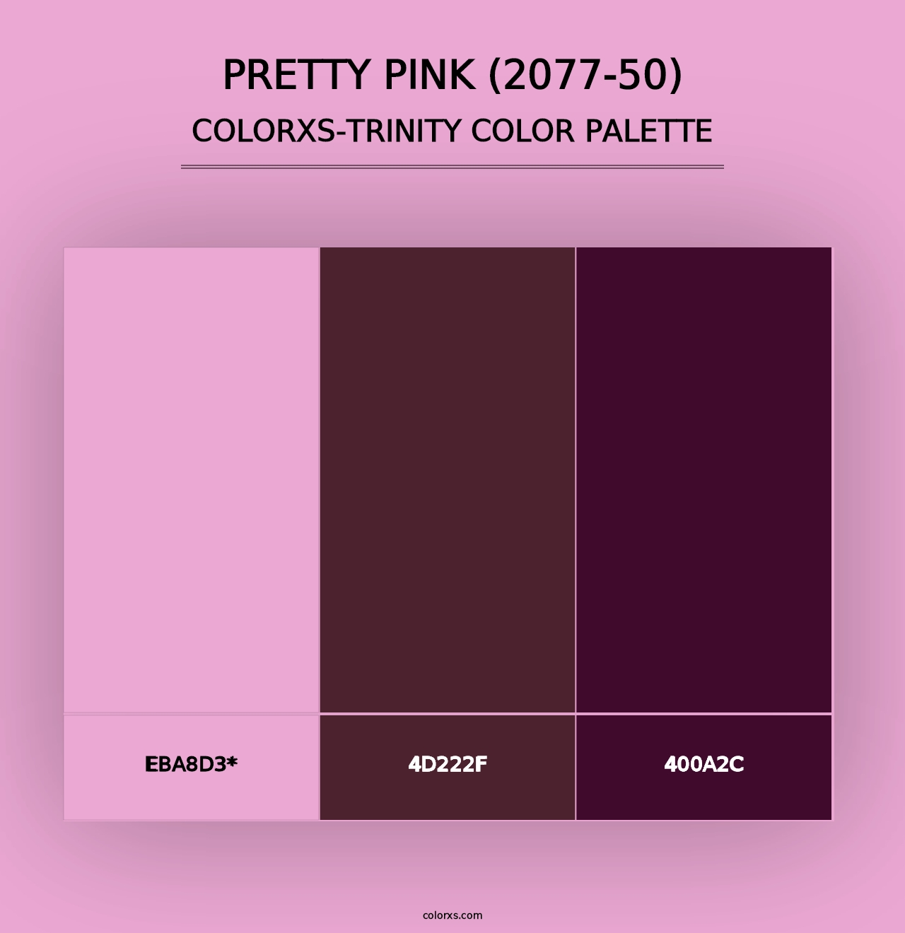 Pretty Pink (2077-50) - Colorxs Trinity Palette