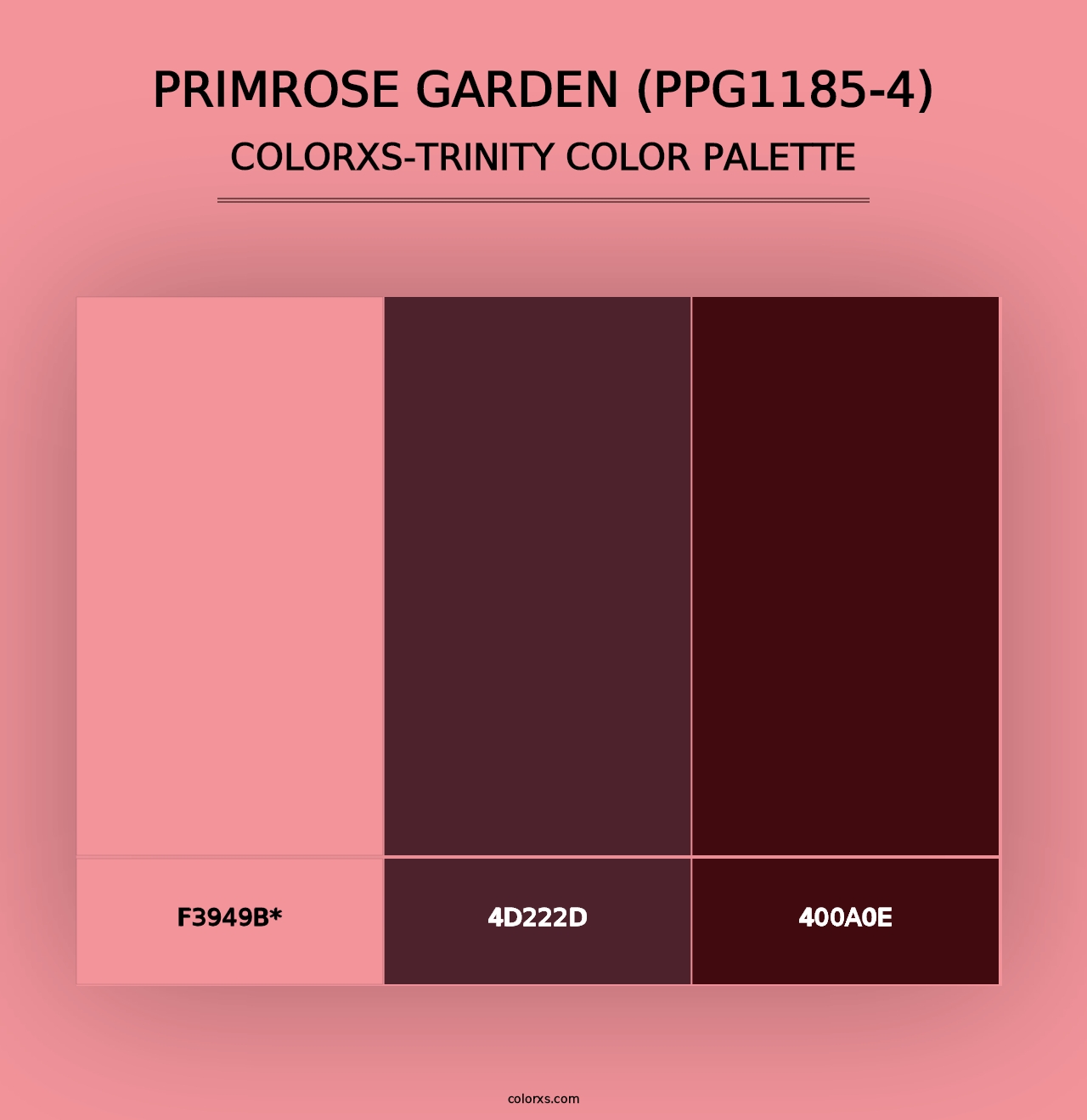 Primrose Garden (PPG1185-4) - Colorxs Trinity Palette