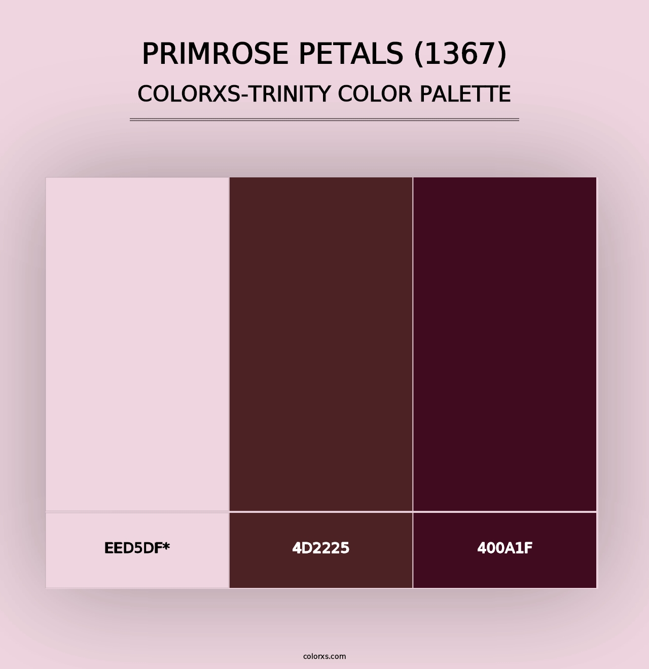 Primrose Petals (1367) - Colorxs Trinity Palette